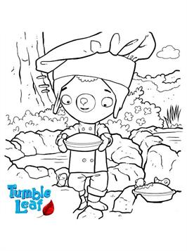 Kids-n-fun | 8 Kleurplaten van Tumble Leaf